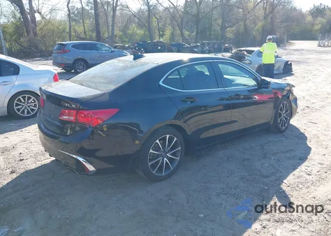 2018 Acura Tlx z USA, uszkodzony, nr VIN 19UUB2F32JA009790